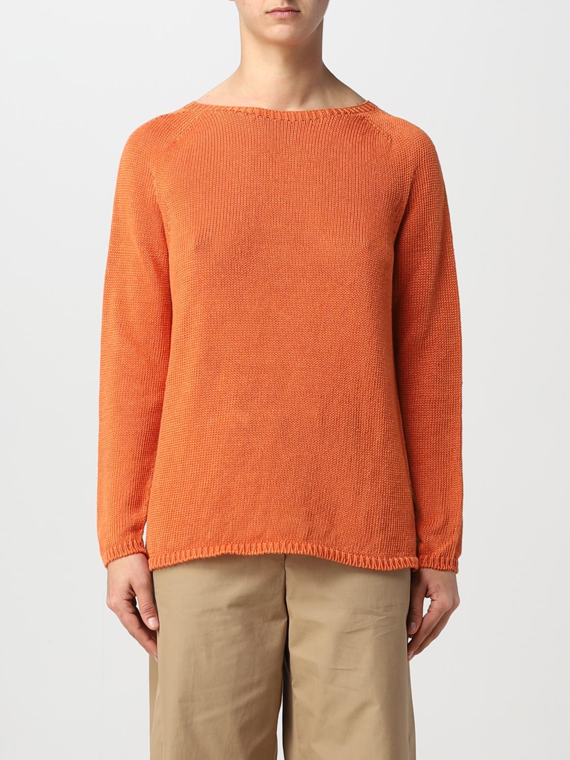 'S MAX MARA MAGLIA: Maglia Max Mara in lino, Arancione - Img 1
