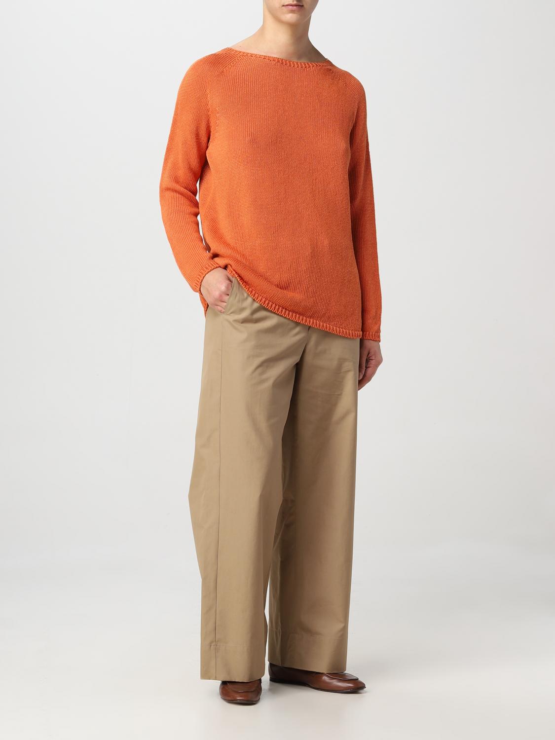 'S MAX MARA MAGLIA: Maglia Max Mara in lino, Arancione - Img 2