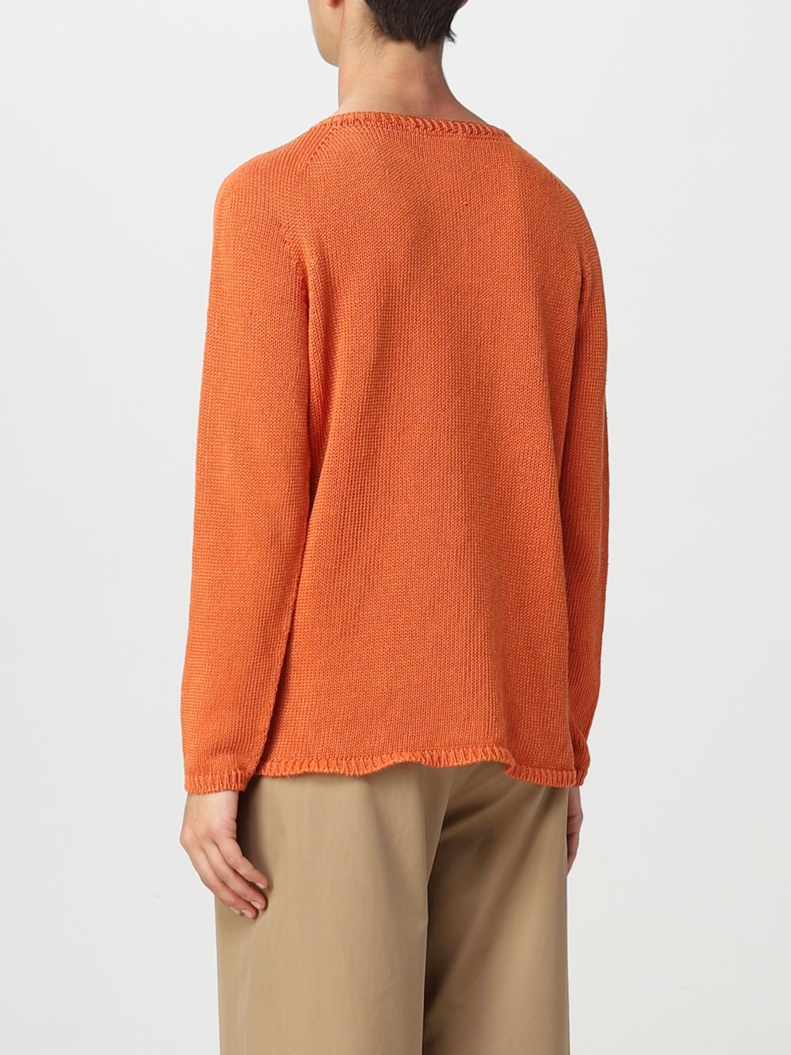 'S MAX MARA MAGLIA: Maglia Max Mara in lino, Arancione - Img 3
