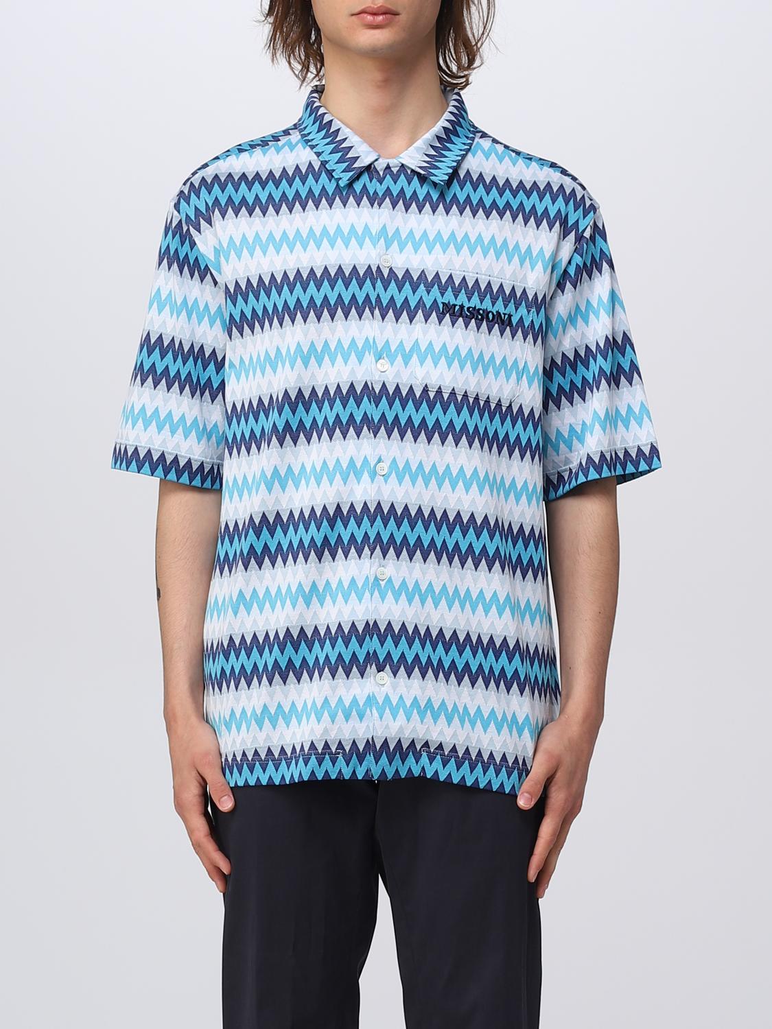 MISSONI HEMD: Hemd herren Missoni, Blau - Img 1