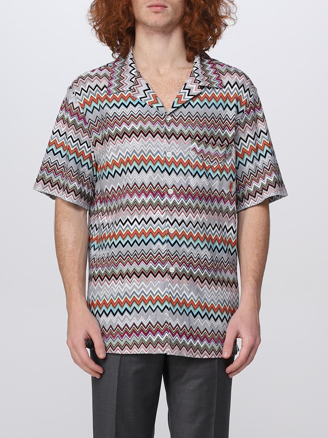 MISSONI CAMICIA: Camicia Missoni in misto cotone, Fantasia - Img 1