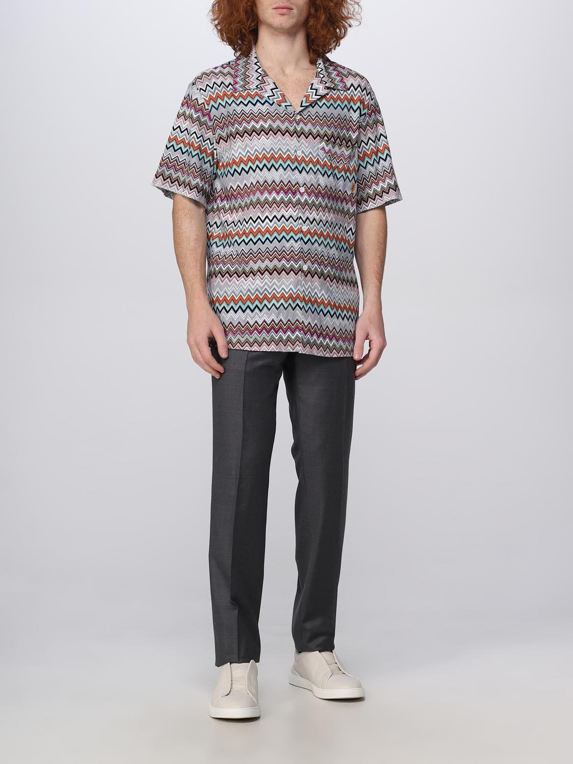MISSONI CAMICIA: Camicia Missoni in misto cotone, Fantasia - Img 2