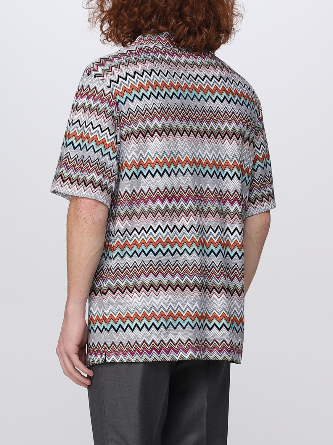 MISSONI CAMICIA: Camicia Missoni in misto cotone, Fantasia - Img 3