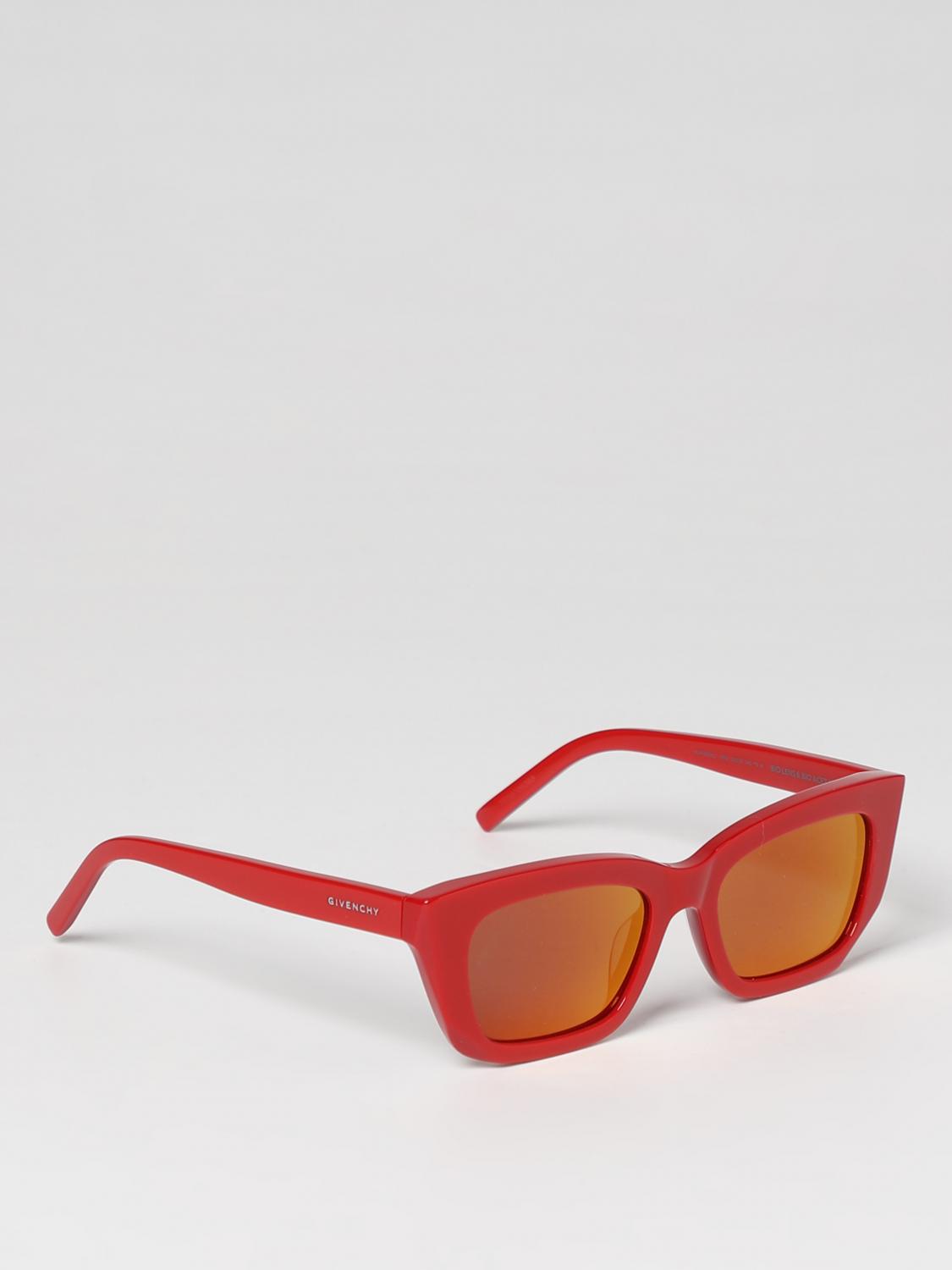 Givenchy Red Glasses Givenchy Womens Square/Rectangle Red Red Bordeaux Fashion  main image 4
