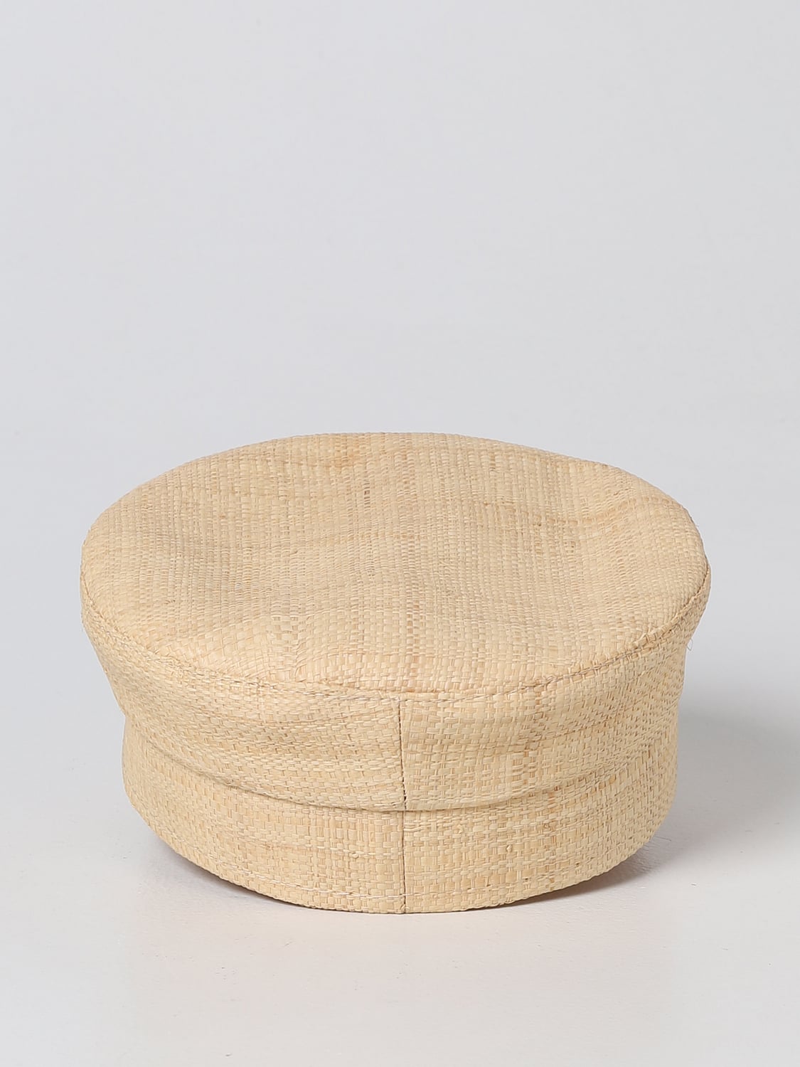 RUSLAN BAGINSKIY SOMBRERO: Sombrero mujer Ruslan Baginskiy, Beige - Img 3