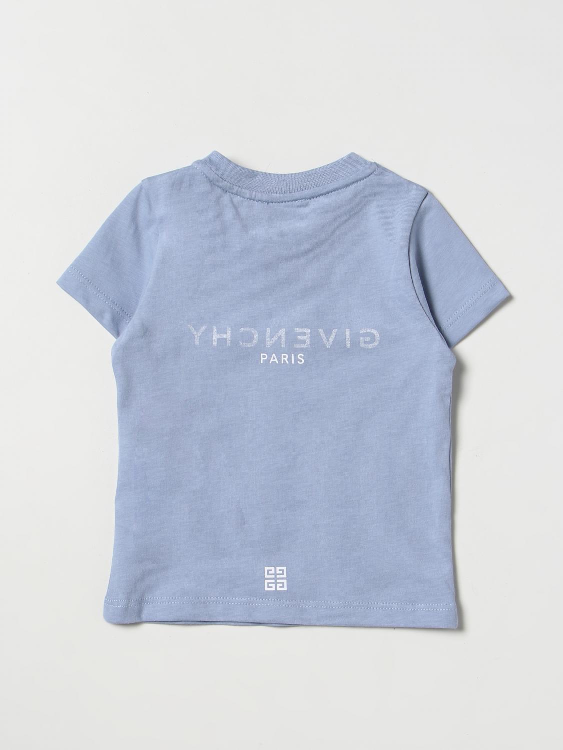 GIVENCHY CAMISETA: Camiseta niños Givenchy, Azul Claro - Img 2