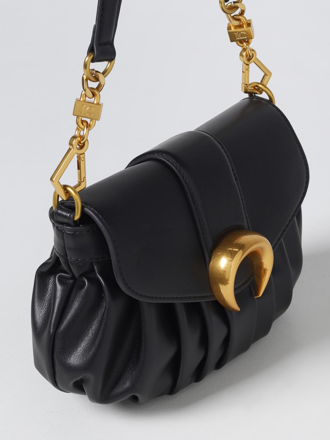 LA CARRIE BORSA A SPALLA: Borsa Accordion La Carrie in pelle sintetica, Nero - Img 3