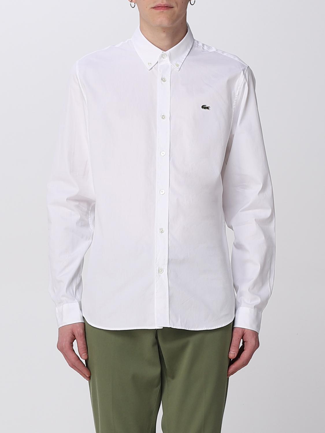 LACOSTE SHIRT: Shirt men Lacoste, White - Img 1