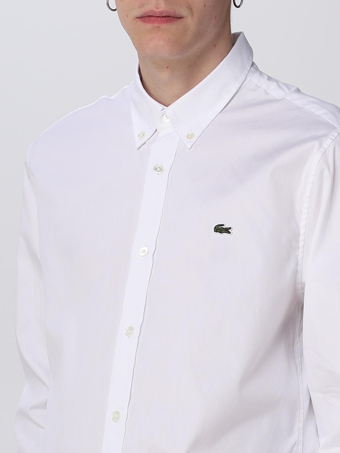 LACOSTE SHIRT: Shirt men Lacoste, White - Img 3