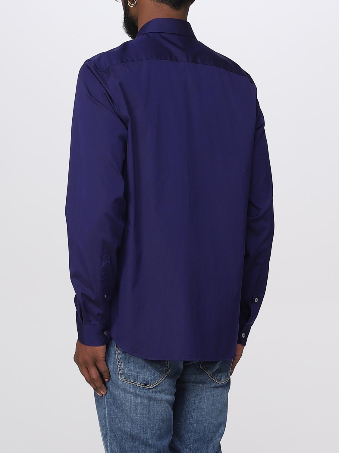 LACOSTE CAMICIA: Camicia Lacoste in popeline di cotone, Blue Navy - Img 2