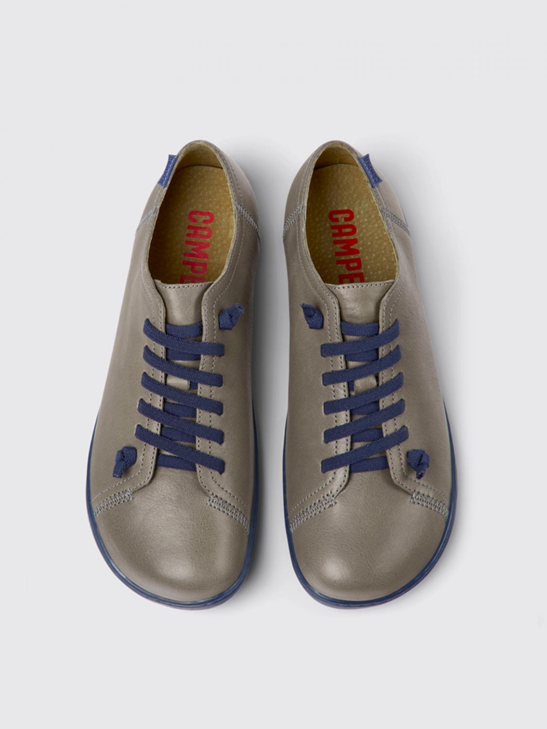 CAMPER SNEAKERS: Sneakers Peu Camper in pelle, Grigio - Img 3