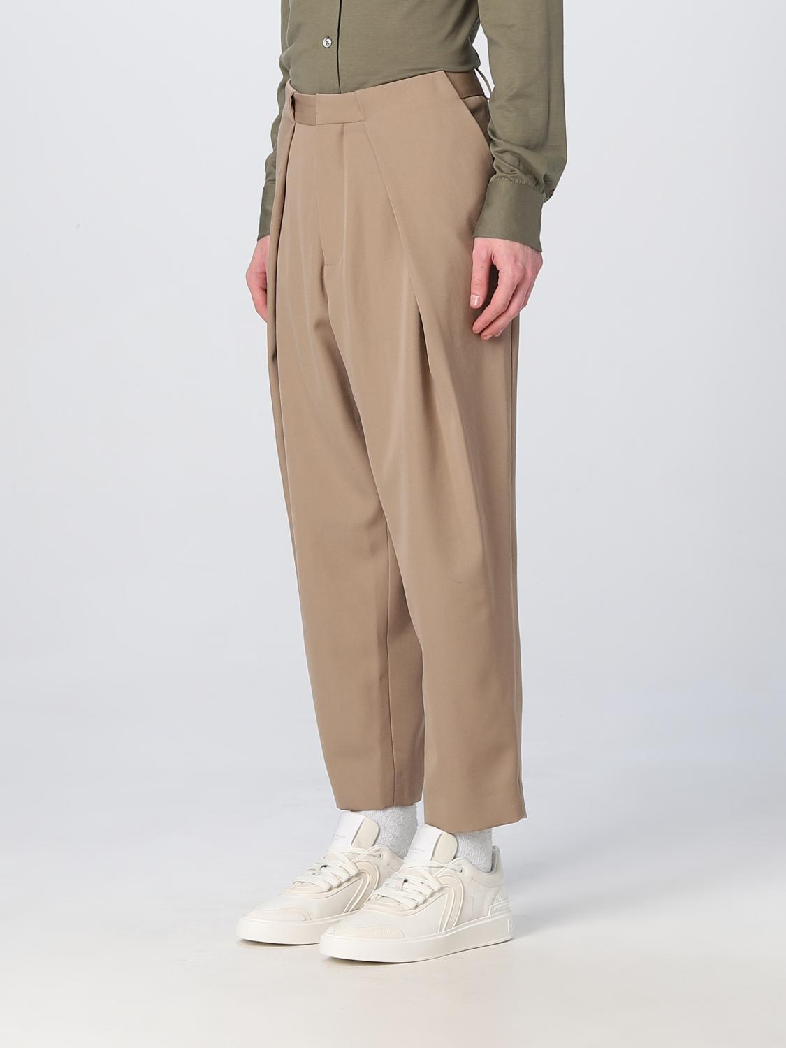 BALMAIN PANTS: Balmain wool trousers, Beige - Img 3
