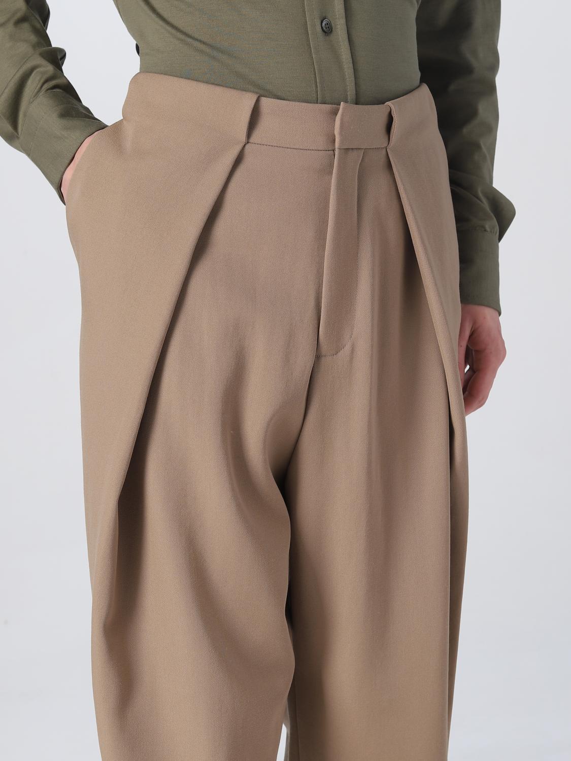 BALMAIN PANTS: Balmain wool trousers, Beige - Img 4