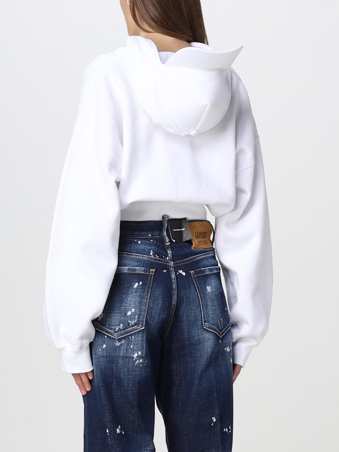 DSQUARED2 SUDADERA: Sudadera mujer Dsquared2, Blanco - Img 3