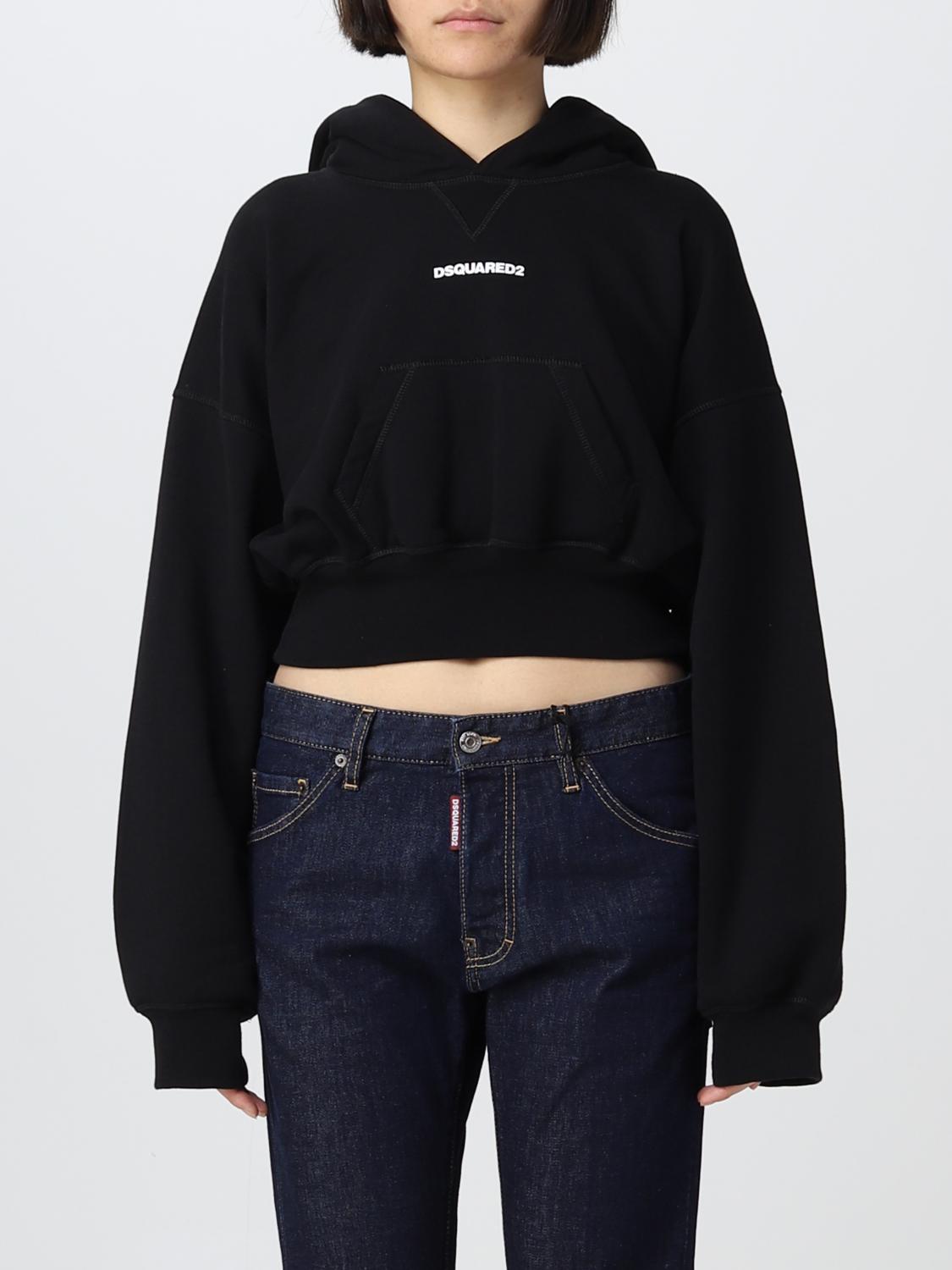 DSQUARED2 스웨트셔츠: 스웨트셔츠 여성 Dsquared2, 블랙 - Img 1