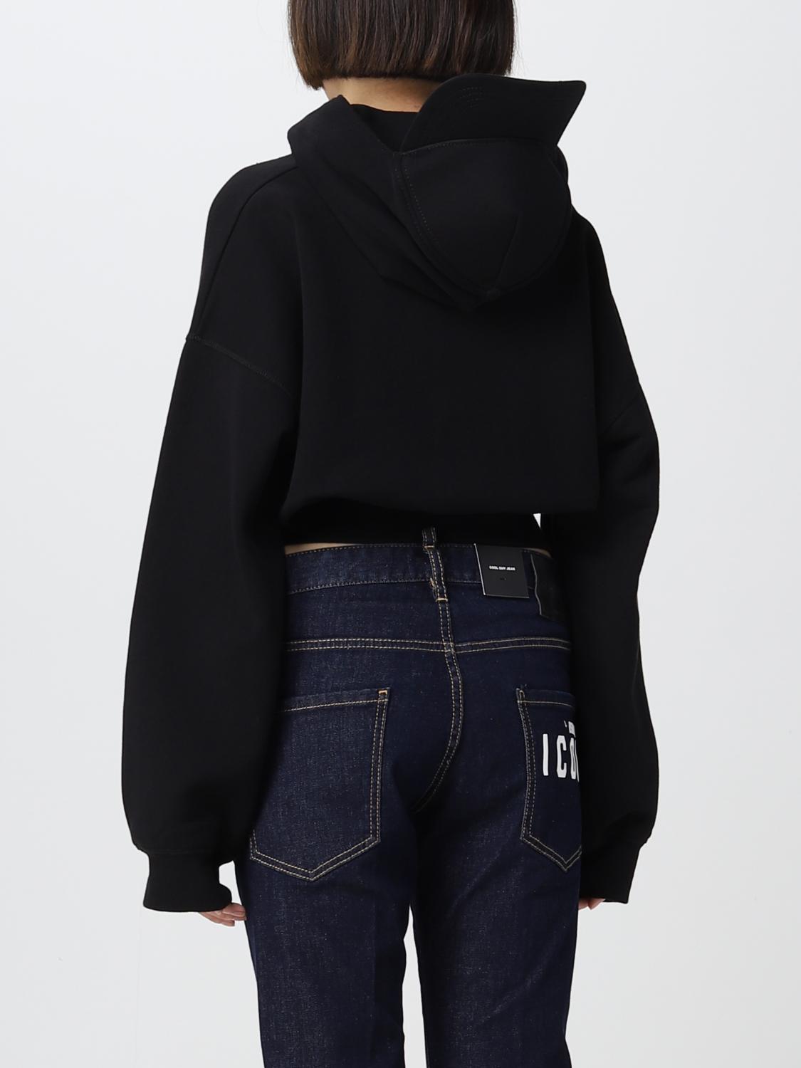 DSQUARED2 스웨트셔츠: 스웨트셔츠 여성 Dsquared2, 블랙 - Img 3