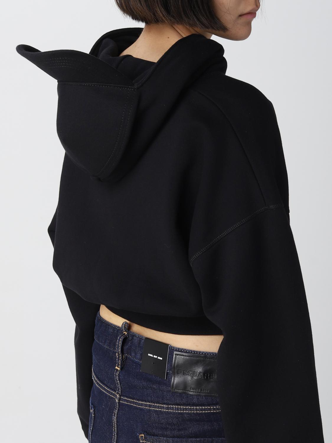 DSQUARED2 스웨트셔츠: 스웨트셔츠 여성 Dsquared2, 블랙 - Img 4