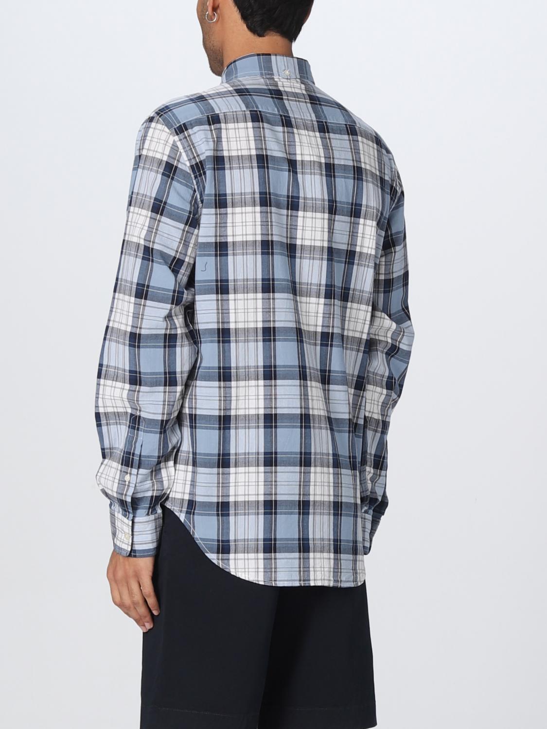 WOOLRICH CAMICIA: Camicia Woolrich in cotone, Blue - Img 2