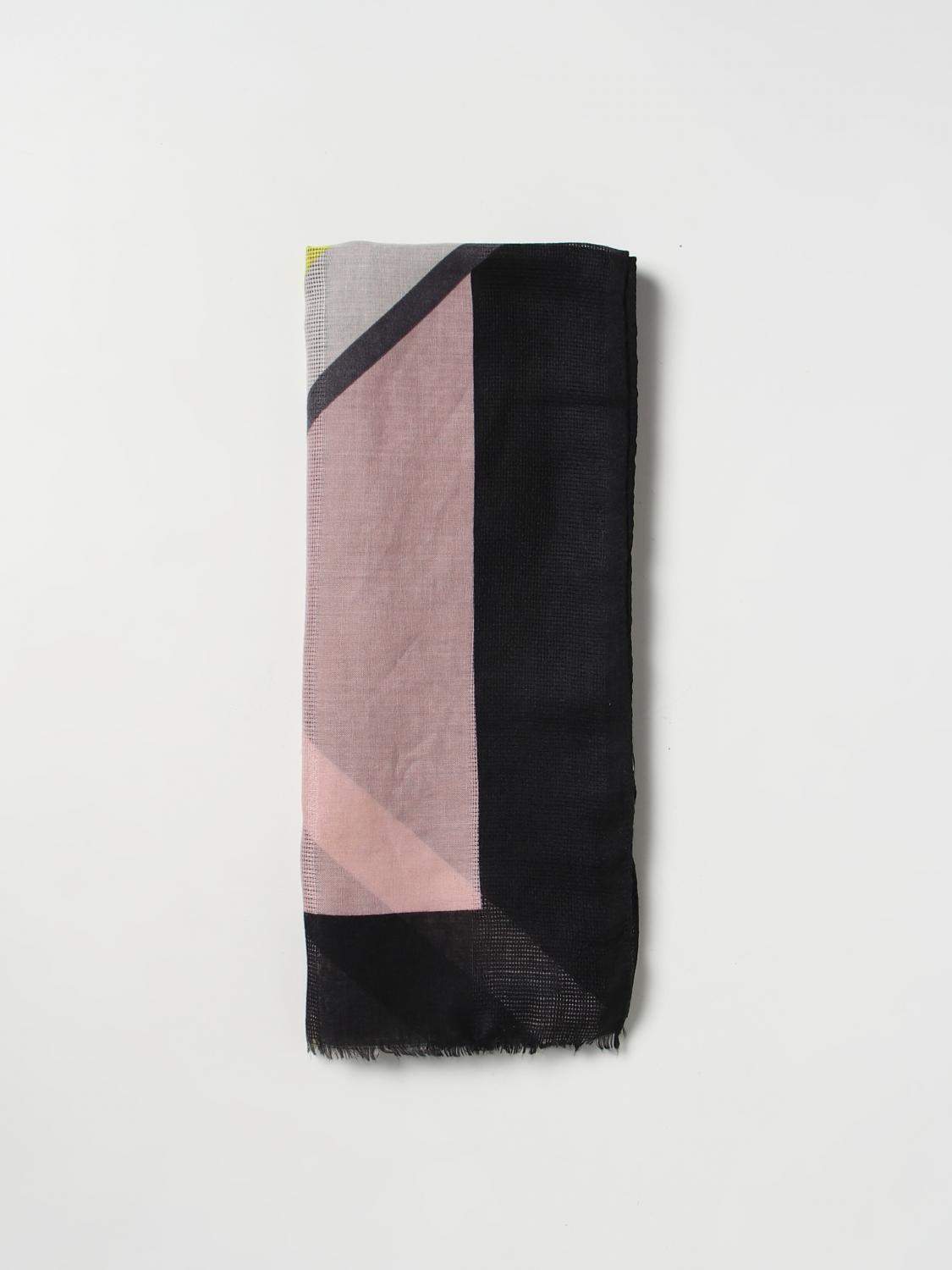 LIU JO SCIARPA: Sciarpa Liu Jo in tessuto con monogram jacquard, Fantasia - Img 1