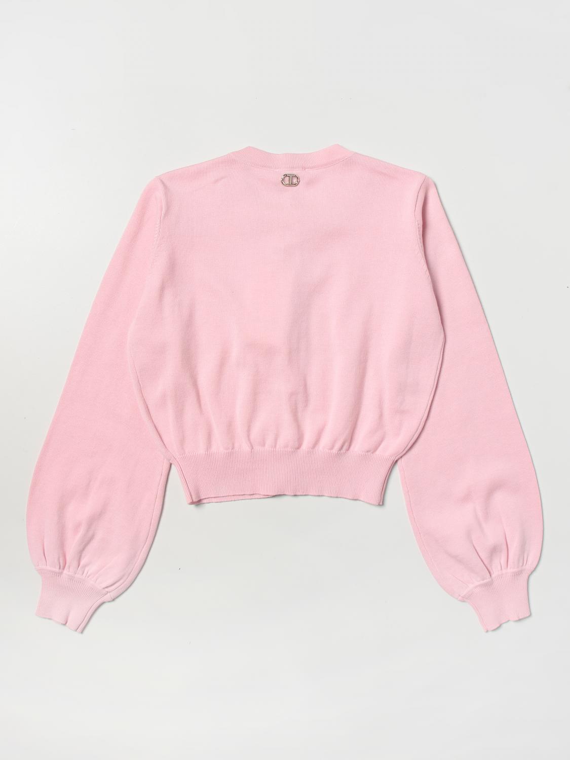 TWINSET JERSEY: Chaqueta niños Twinset, Rosa - Img 2
