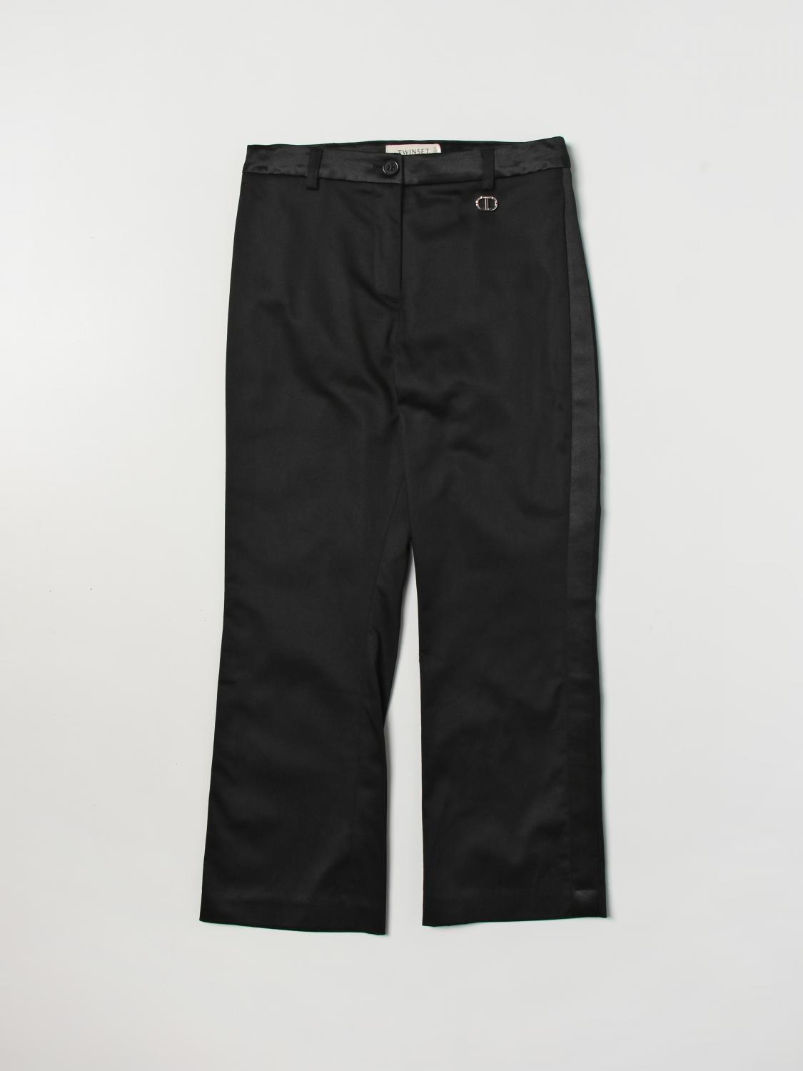 TWINSET HOSE: Hose kinder Twinset, Schwarz - Img 1
