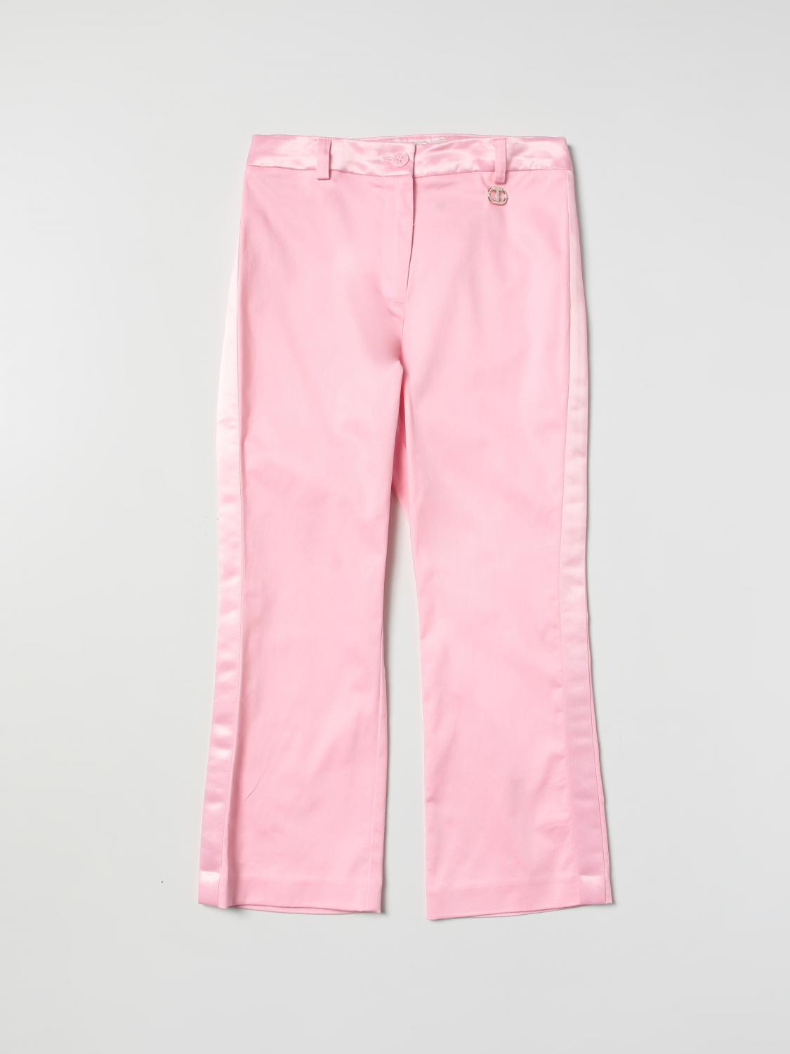 TWINSET PANTALONES: Pantalón niños Twinset, Rosa - Img 1