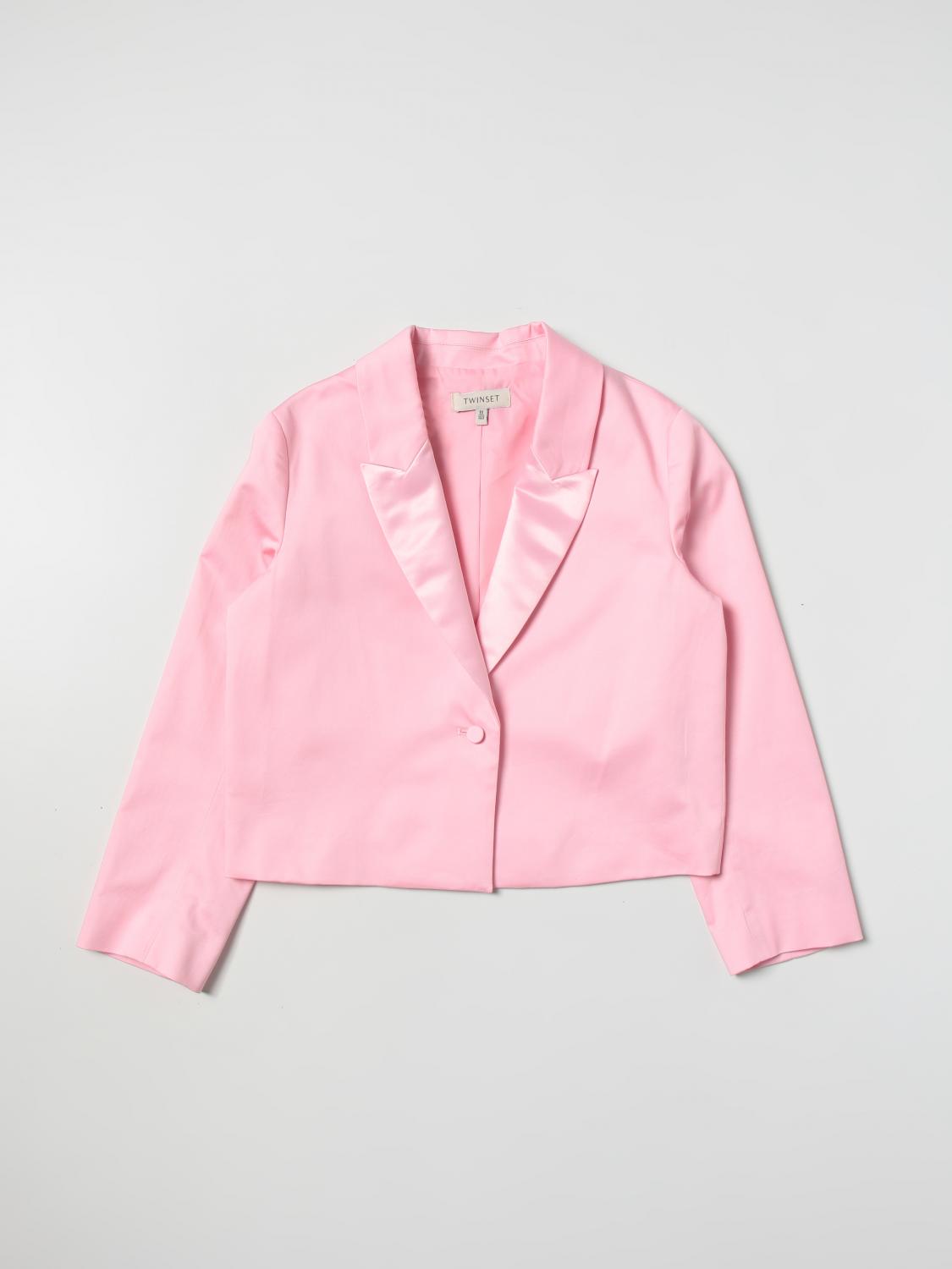 TWINSET AMERICANA: Chaqueta niños Twinset, Rosa - Img 1