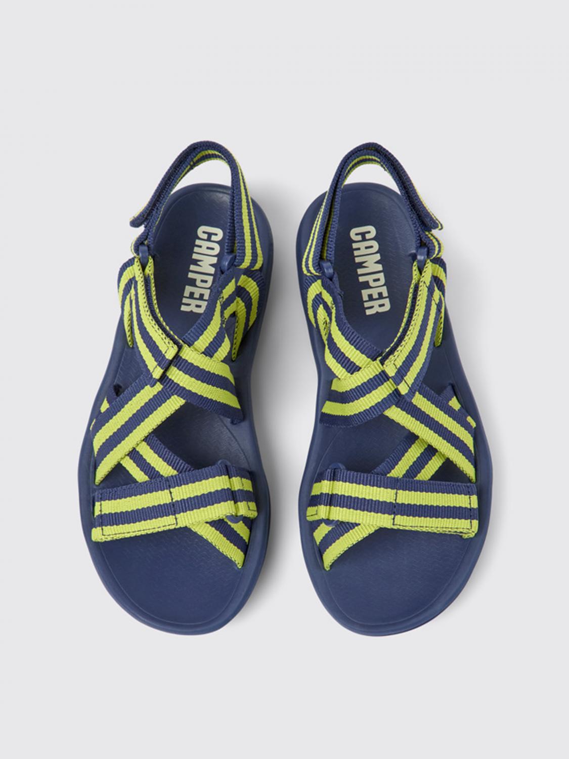 CAMPER FLAT SANDAL: Camper Match sandals in recycled PET, Multicolor - Img 3