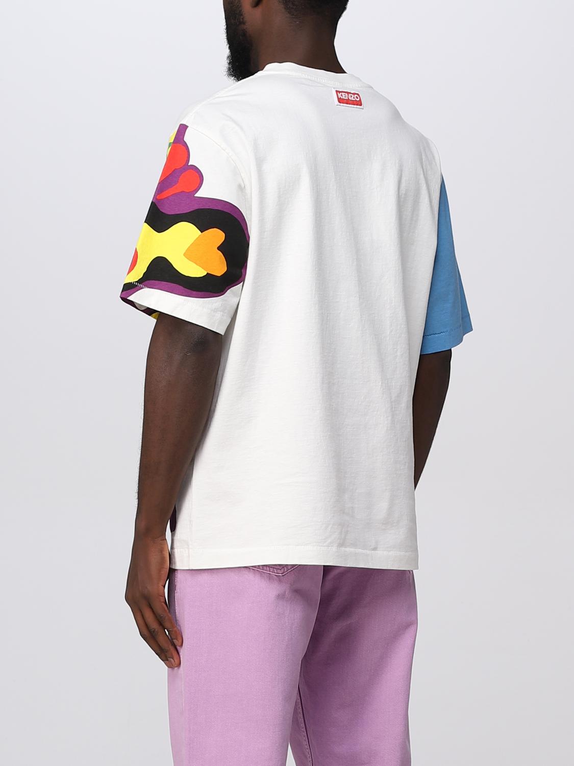 Kenzo T-shirt men - White | FD55TS4504SY | GIGLIO.COM