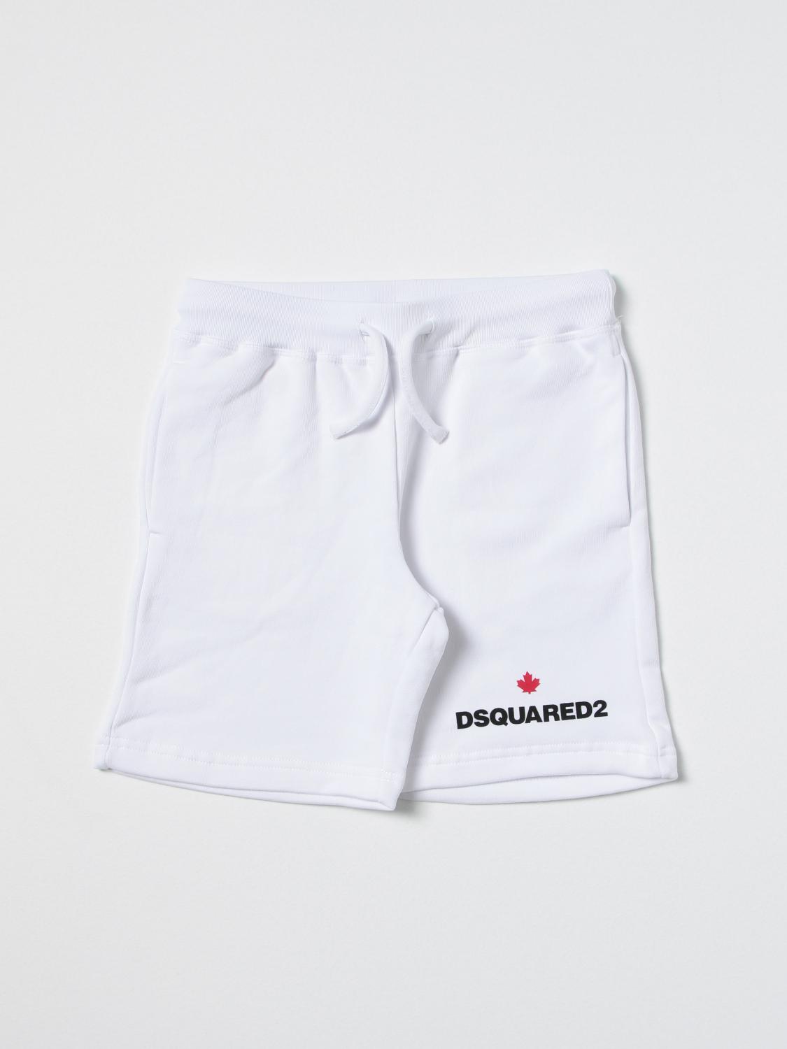 DSQUARED2 PANTALONES CORTOS: Pantalón niños Dsquared2 Junior, Blanco - Img 1