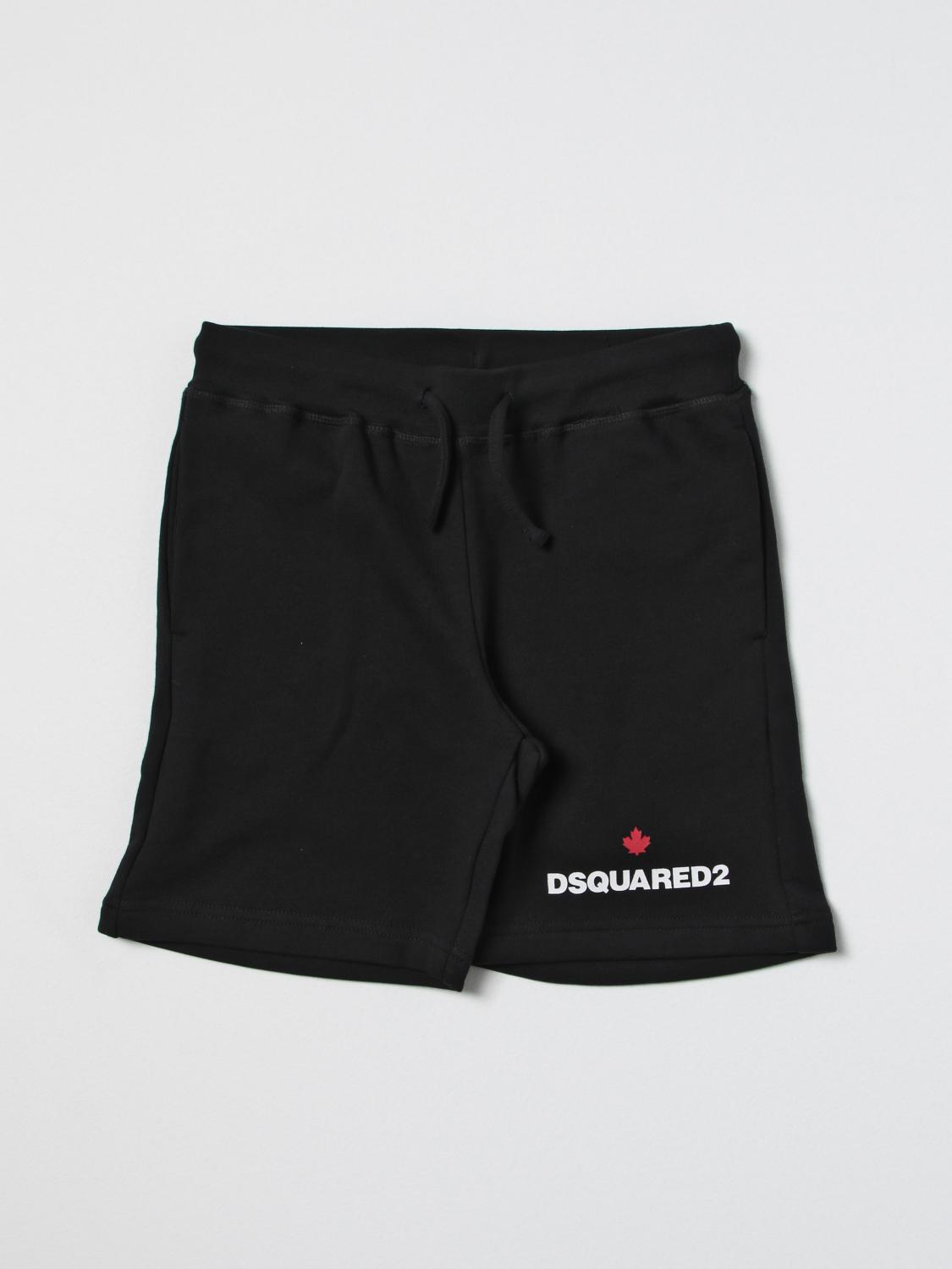DSQUARED2 SHORTS: Hose kinder Dsquared2 Junior, Schwarz - Img 1