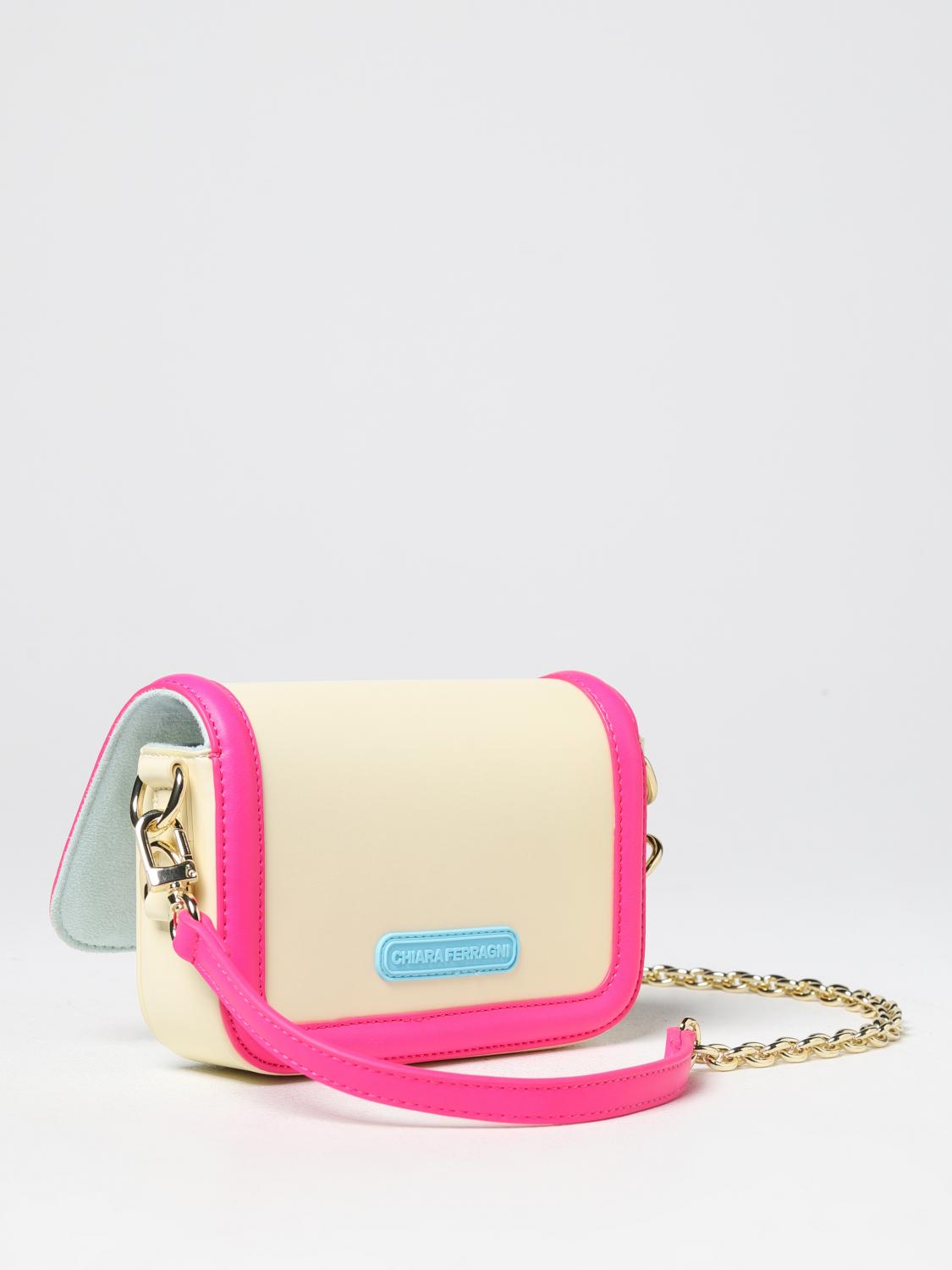 CHIARA FERRAGNI BORSA MINI: Borsa Eyelike Chiara Ferragni in pelle sintetica, Giallo - Img 2