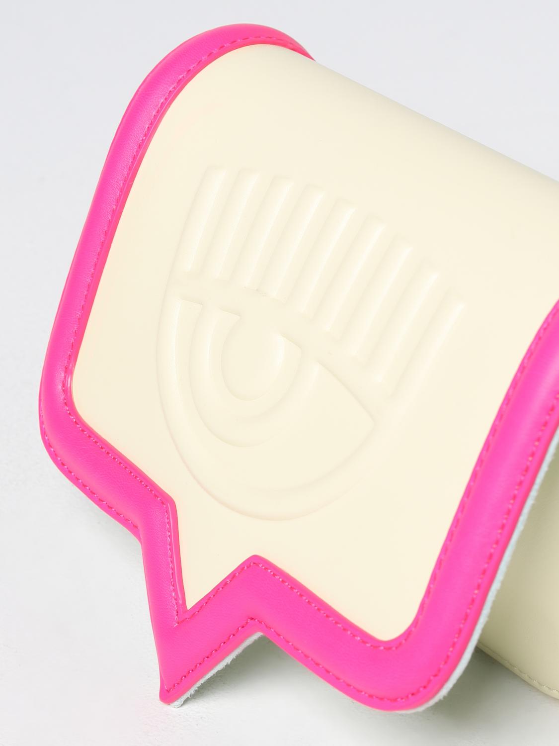 CHIARA FERRAGNI BORSA MINI: Borsa Eyelike Chiara Ferragni in pelle sintetica, Giallo - Img 3