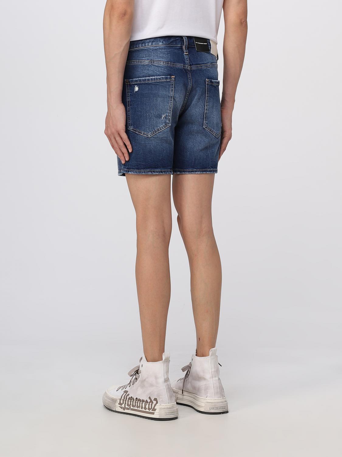 DSQUARED2 SHORTS: Dsquared2 shorts in denim, Navy - Img 3