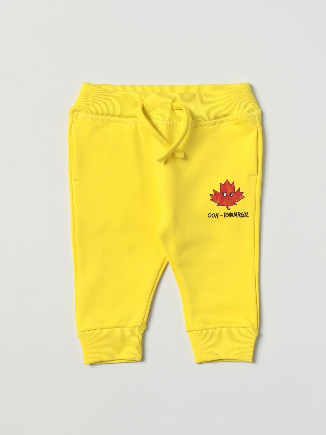 DSQUARED2 PANTS: Child unisex Dsquared2 Junior, Yellow - Img 1