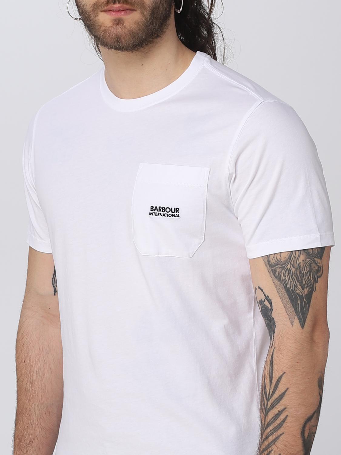 BARBOUR CAMISETA: Camiseta hombre Barbour, Blanco - Img 3
