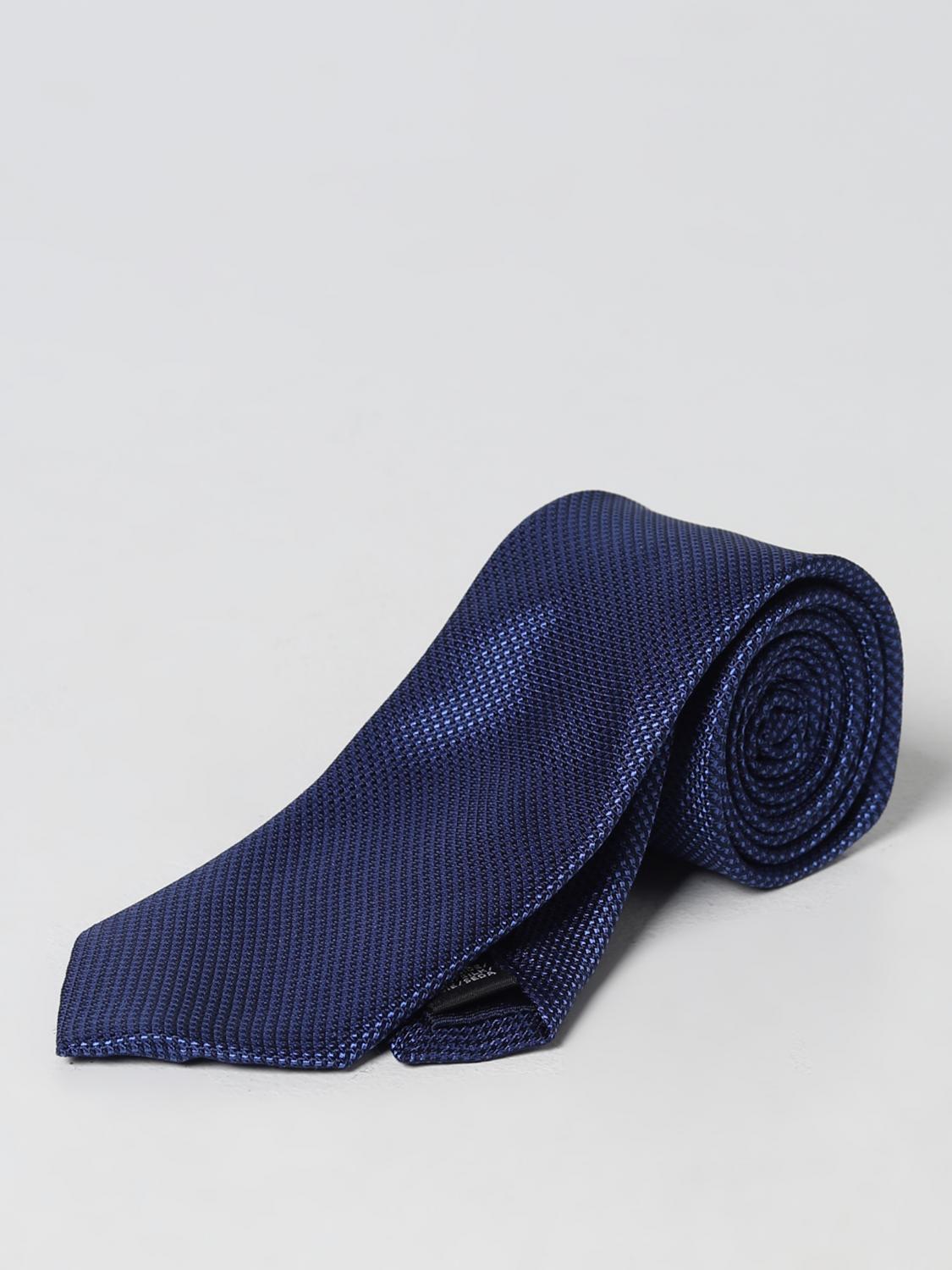 MICHAEL KORS CRAVATTA: Cravatta Michael Kors in seta jacquard, Blue Navy - Img 1