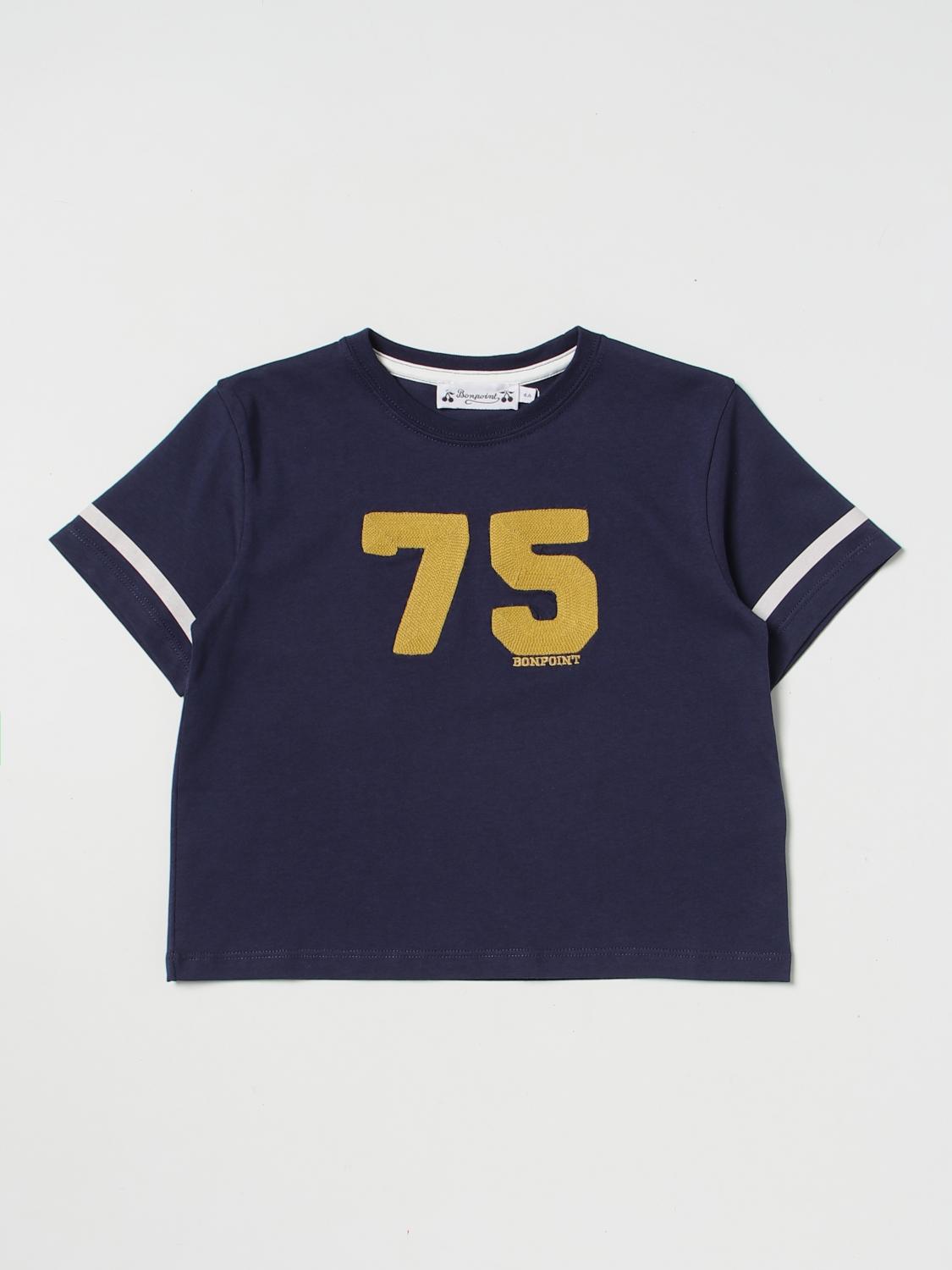 BONPOINT T-SHIRT: T-shirt enfant Bonpoint, Bleu - Img 1