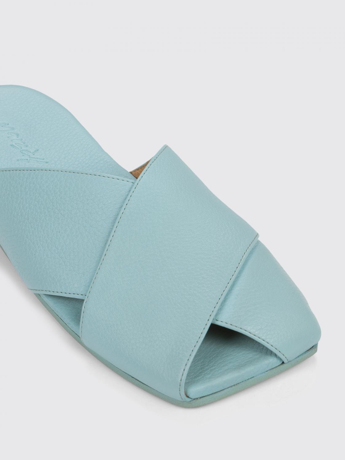 MARSÈLL FLAT SANDAL: Flat sandals woman Marsell, Blue - Img 4
