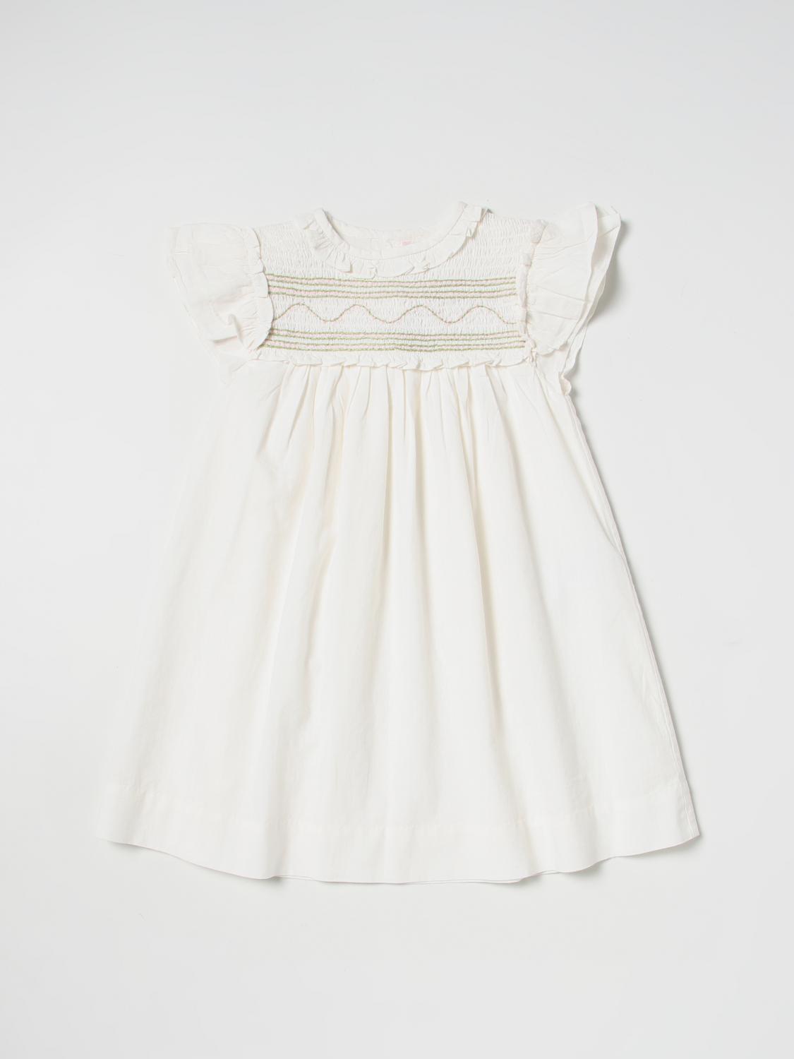 BONPOINT VESTIDO: Vestido niños Bonpoint, Blanco - Img 1