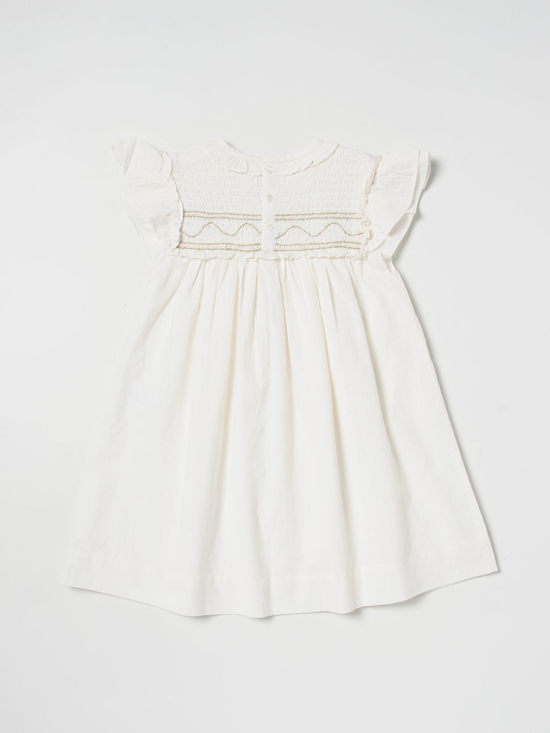 BONPOINT VESTIDO: Vestido niños Bonpoint, Blanco - Img 2