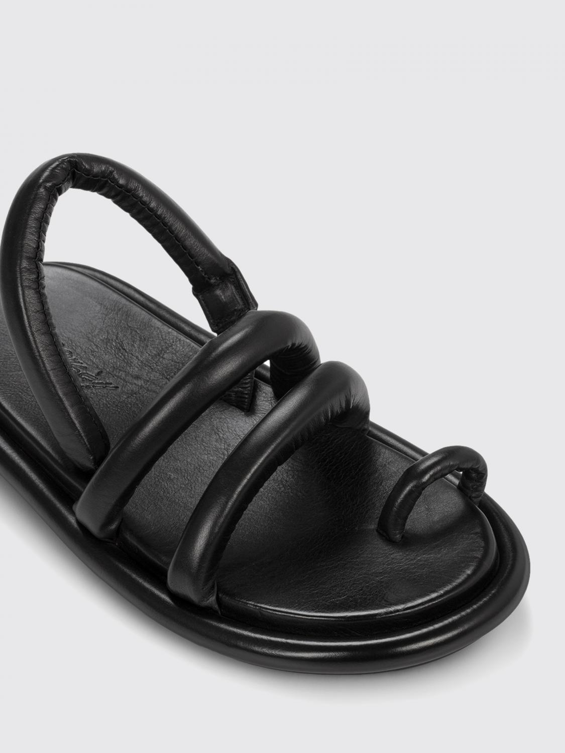 MARSÈLL FLACHE SANDALEN: Flache sandalen damen Marsell, Schwarz - Img 4