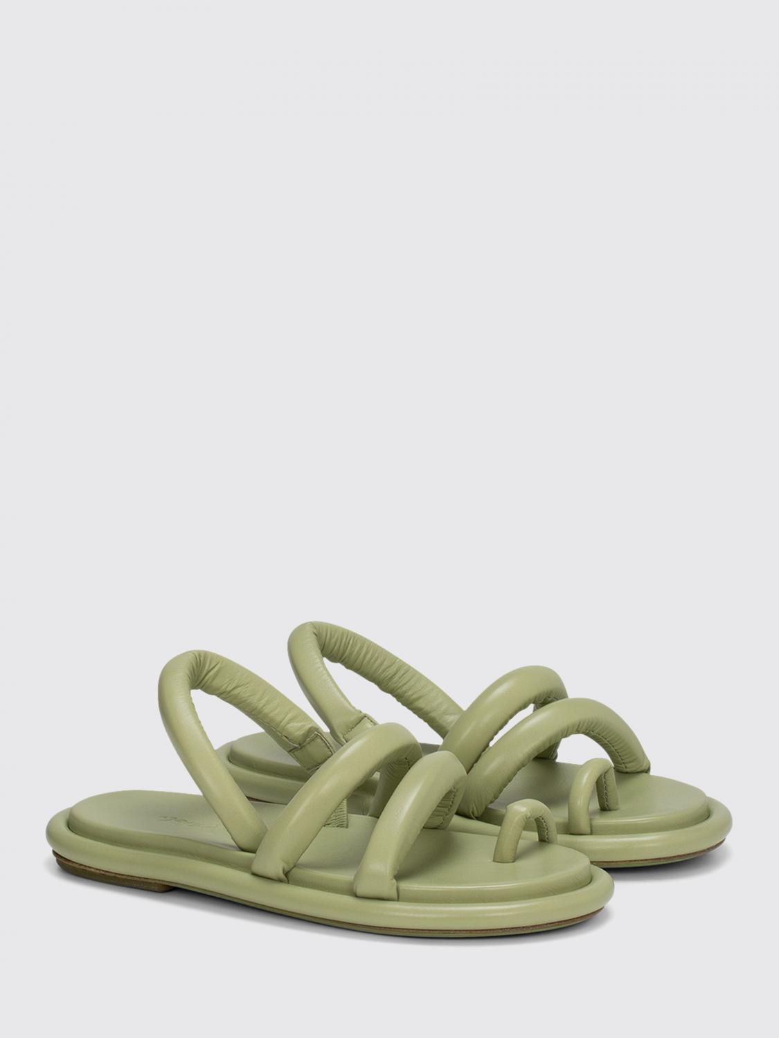 MARSÈLL FLACHE SANDALEN: Flache sandalen damen Marsell, Grün - Img 2