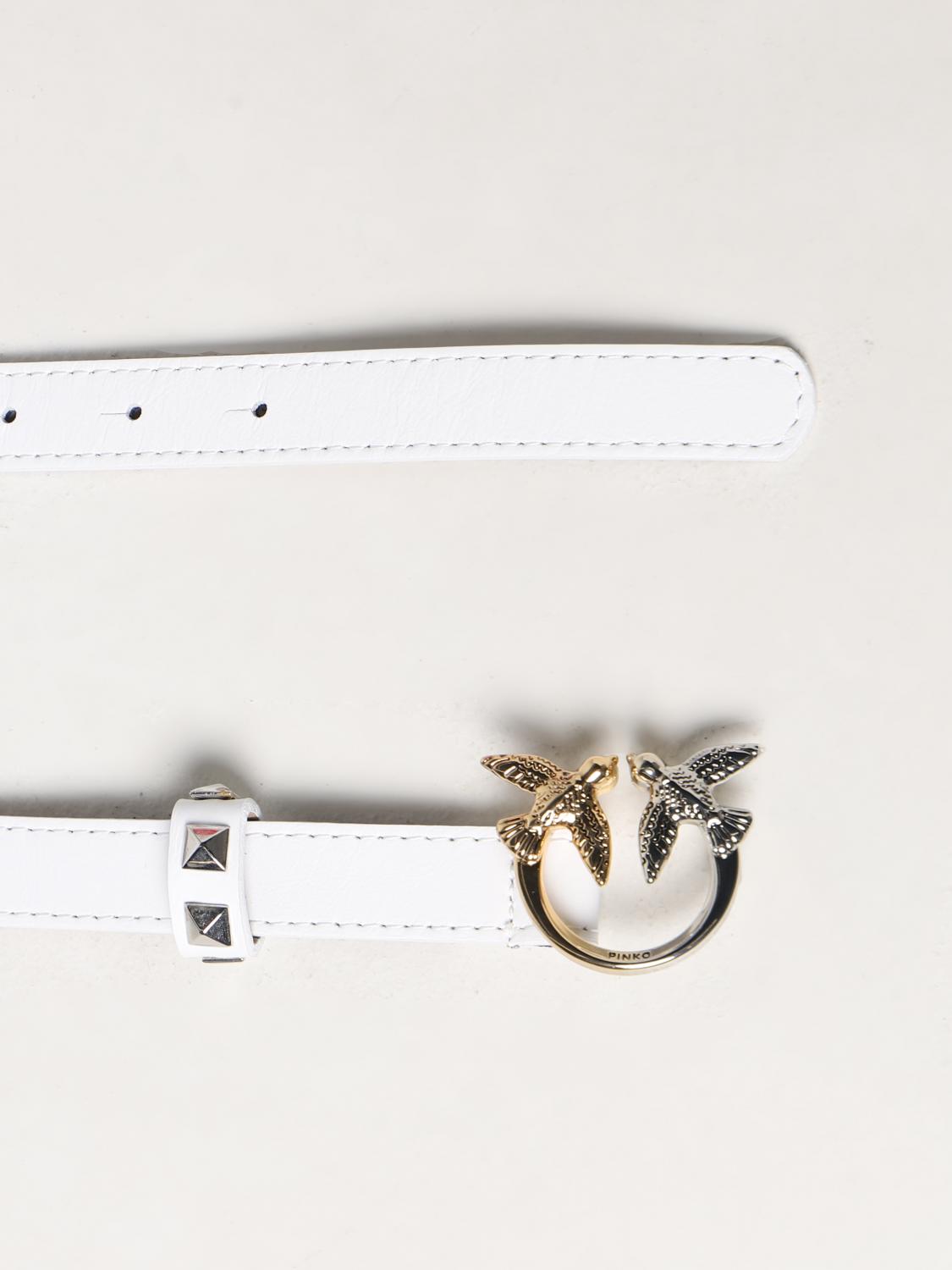 ベルト PINKO Woman Belt White 100143A0R7 Z14H Pinko Outlet: Belt woman - White | Pinko belt 100143A0R7
