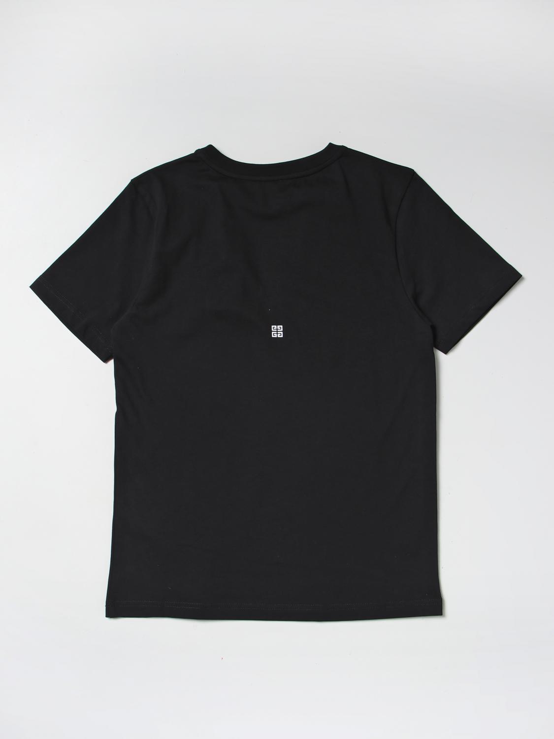 GIVENCHY CAMISETA: Camiseta niños Givenchy, Negro - Img 2