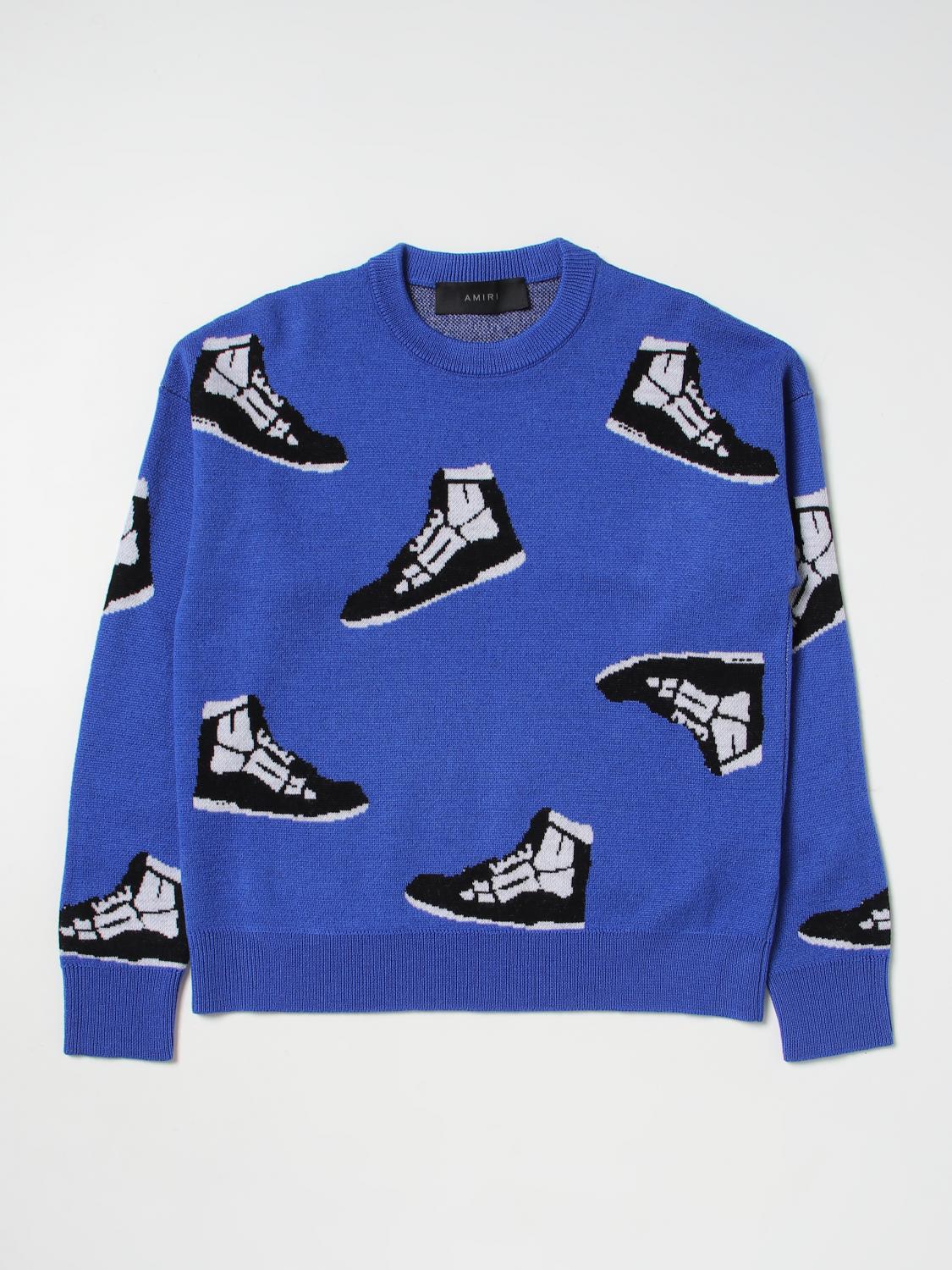 AMIRI SWEATER: Sweater kids Amiri, Blue - Img 1