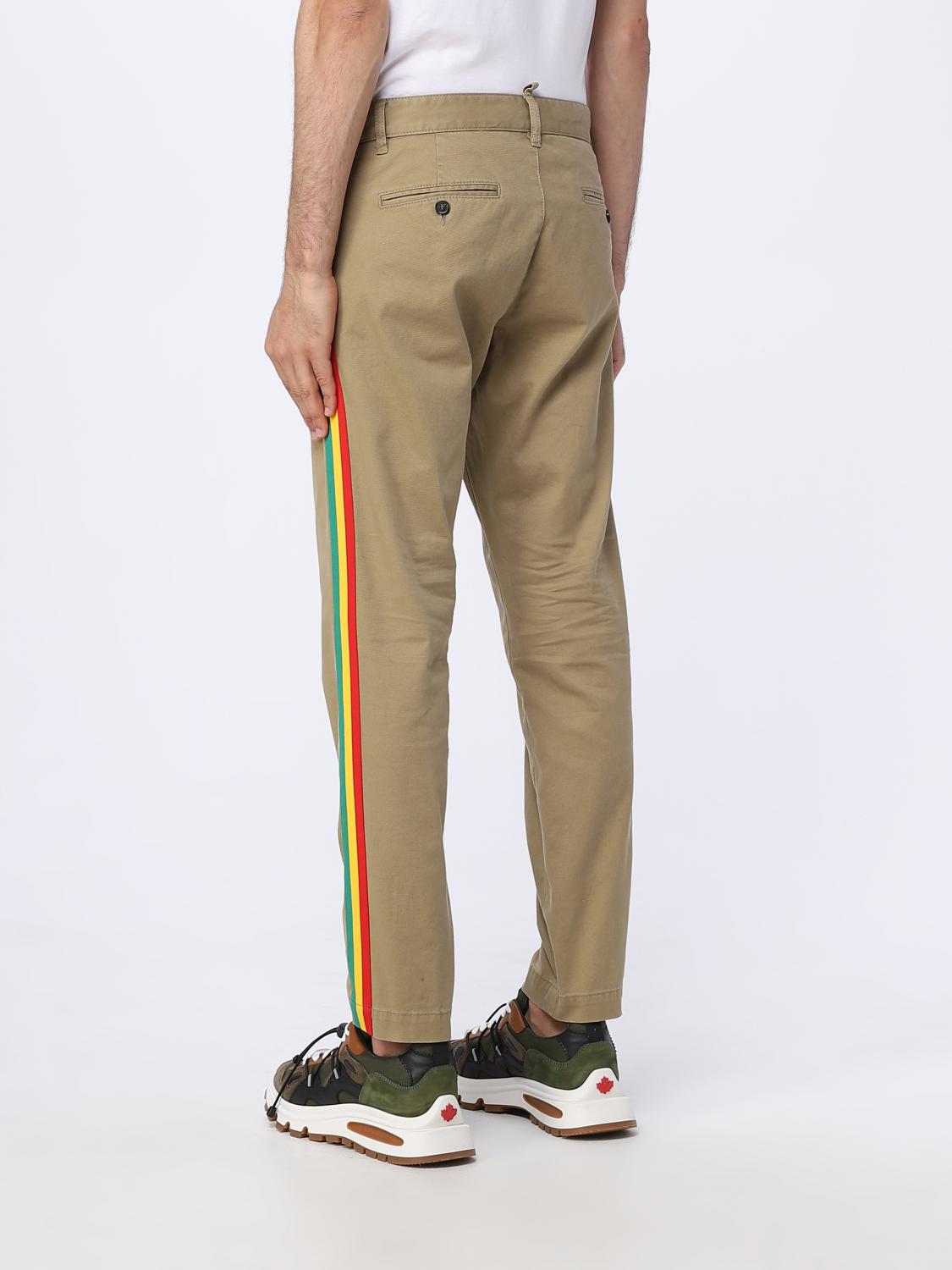 DSQUARED2 PANTS: Dsquared2 cotton pants, Dove Grey - Img 2