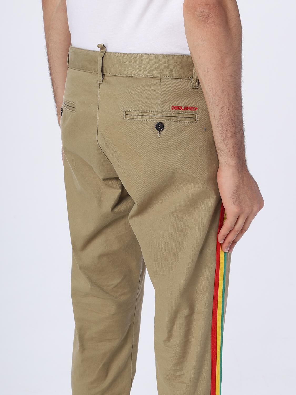 DSQUARED2 PANTS: Dsquared2 cotton pants, Dove Grey - Img 3