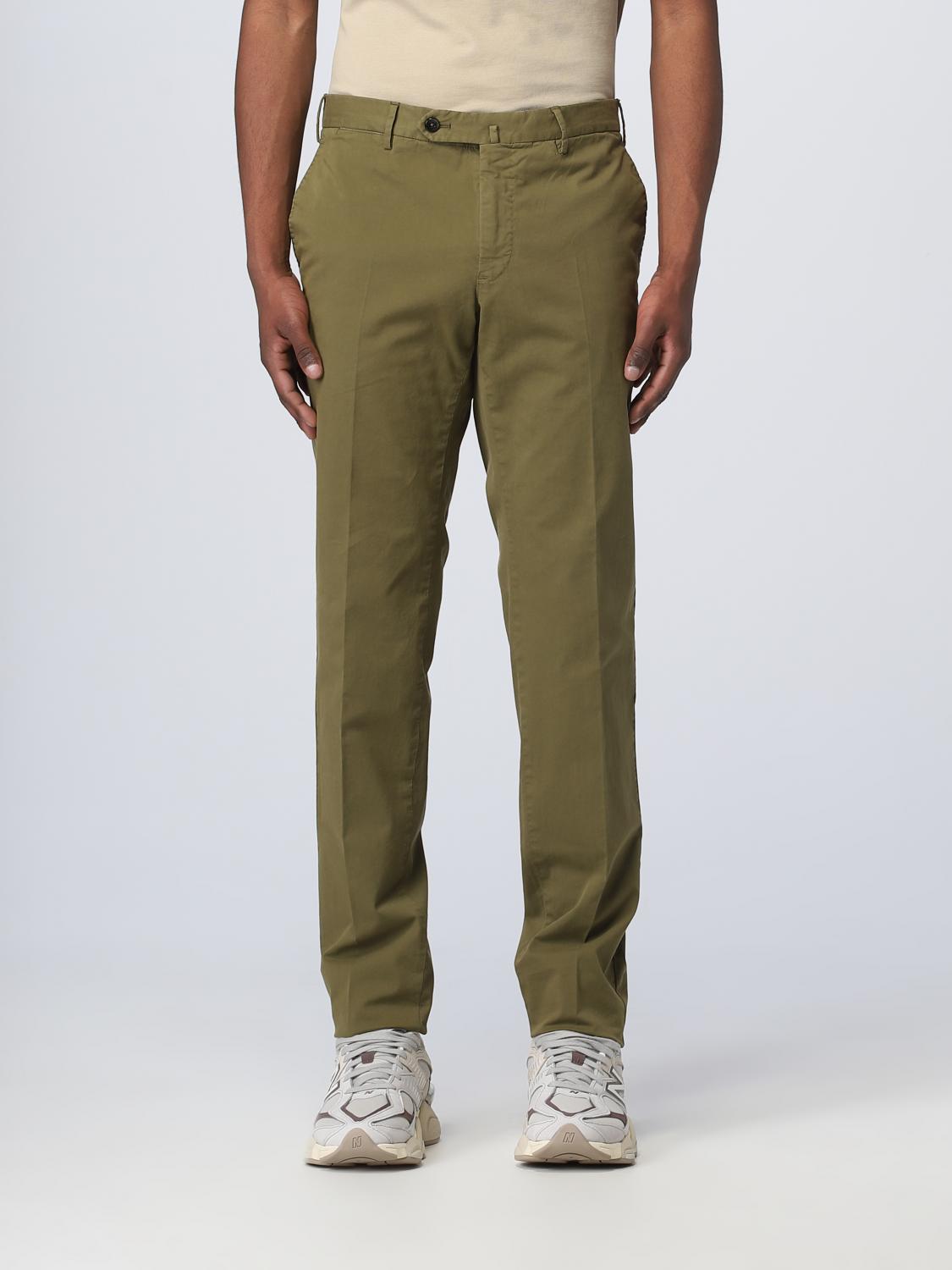 PT TORINO PANTALONI: Pantalone Pt Torino in cotone, Verde - Img 1