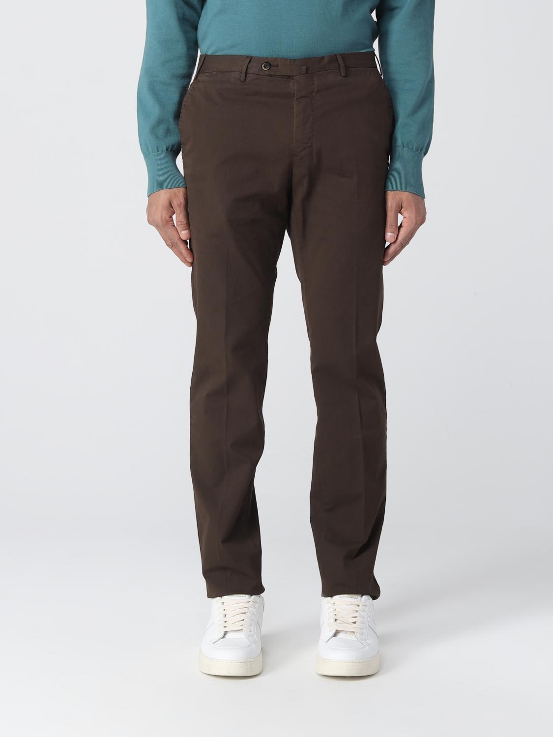 PT TORINO PANTALONI: Pantalone Pt Torino in cotone, Marrone - Img 1